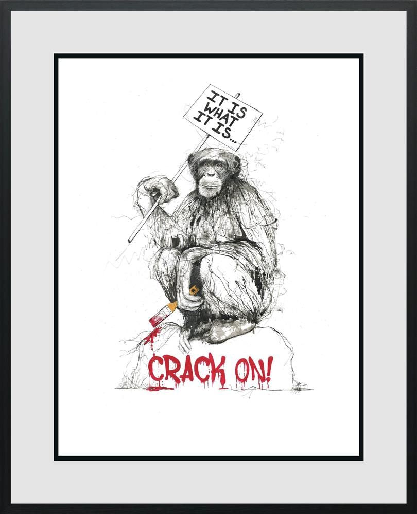 Scott Tetlow - 'Crack On' - Framed Limited Edition Print