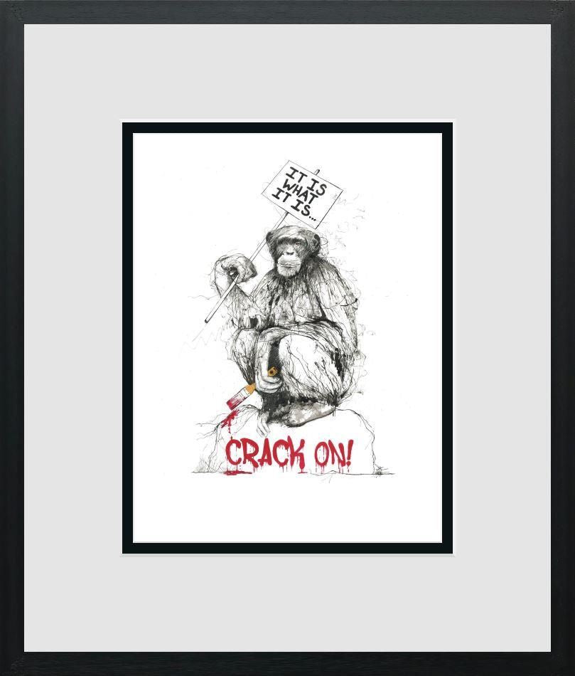 Scott Tetlow - 'Crack On' - Miniature - Framed Limited Edition Print