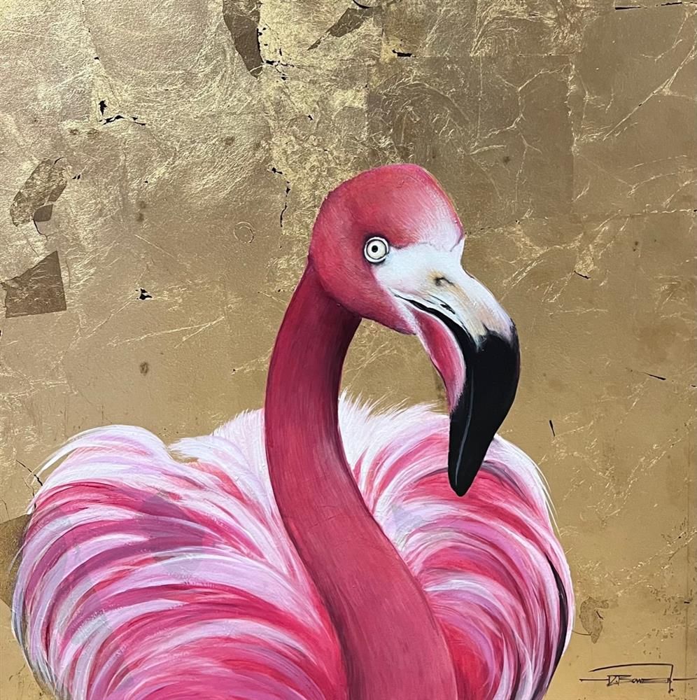 Dale Bowen - 'Dare to Wear Pink' - Framed Original Art