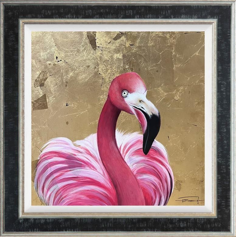 Dale Bowen - 'Dare to Wear Pink' - Framed Original Art