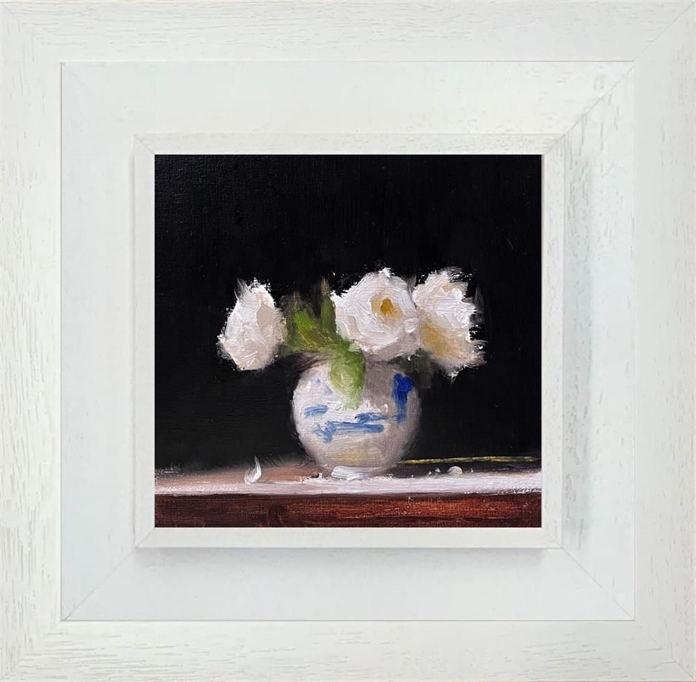 Neil Carroll - 'Three Roses' - Framed Original Painting