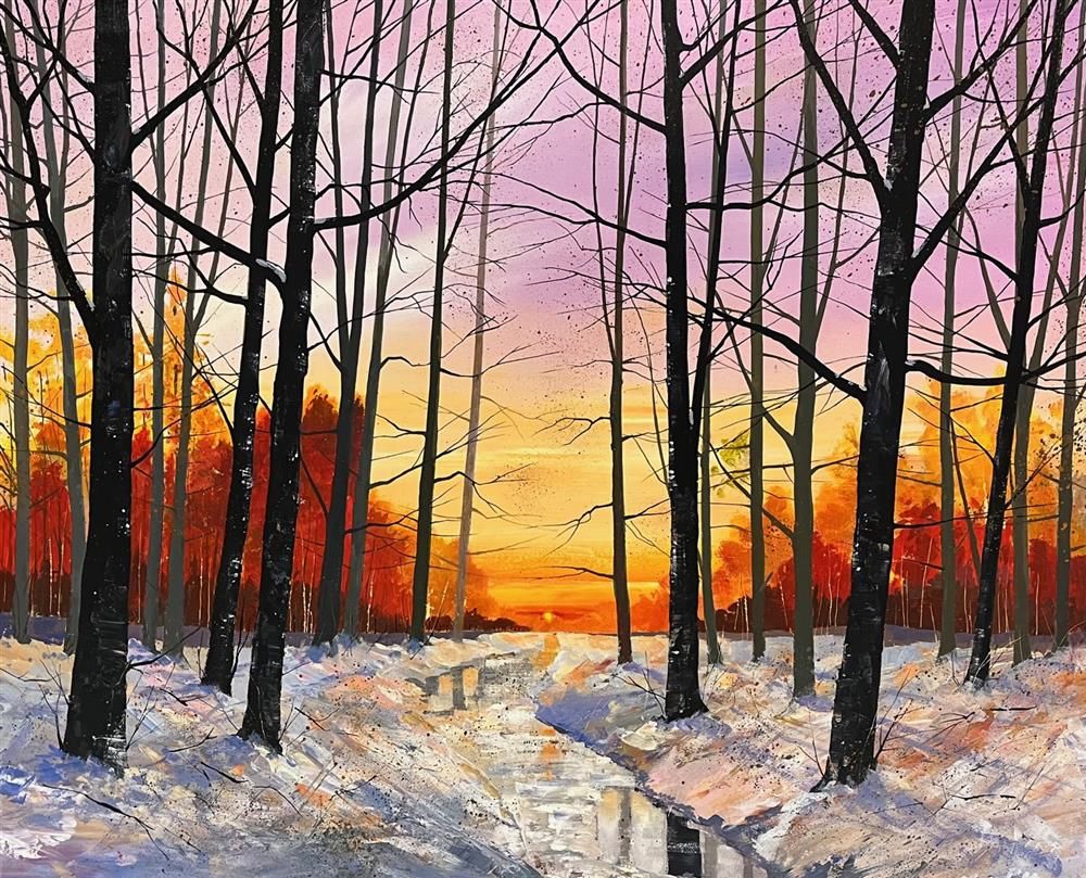 Nick Potter - 'Evening Glow' - Framed Original Art