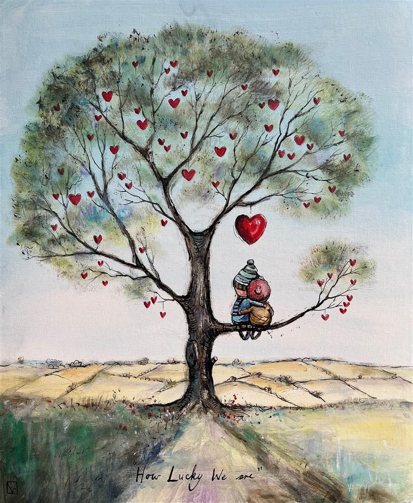 Michael Abrams - 'How Lucky We Are' - Framed Original Art