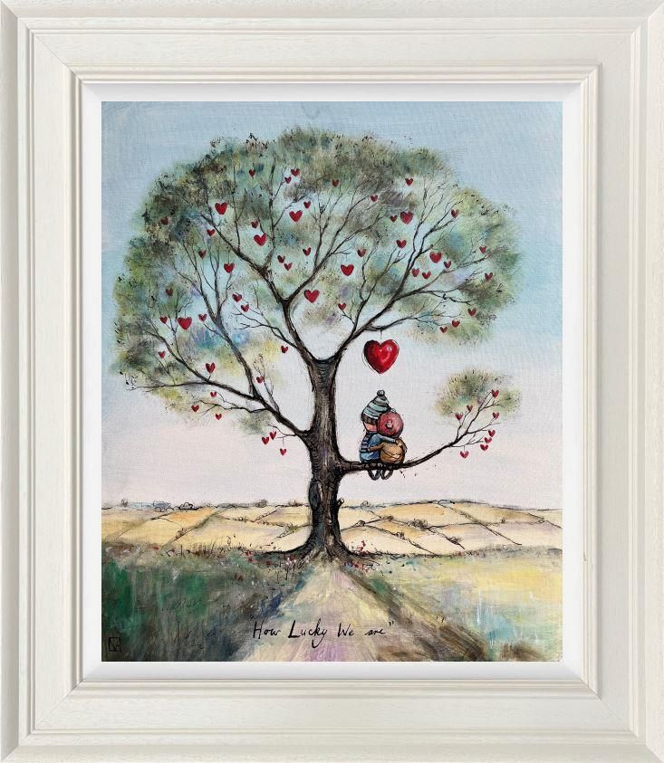 Michael Abrams - 'How Lucky We Are' - Framed Original Art