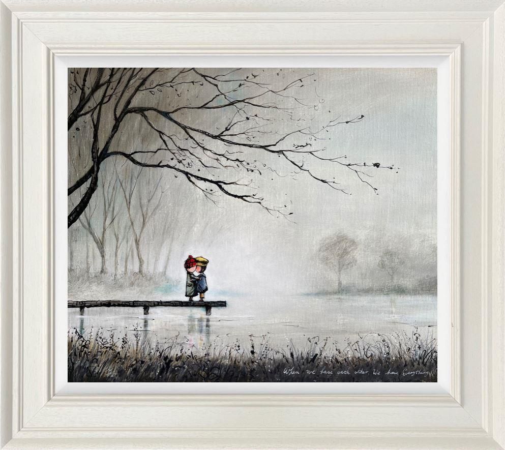 Michael Abrams - 'We Love Everything' - Framed Original Art