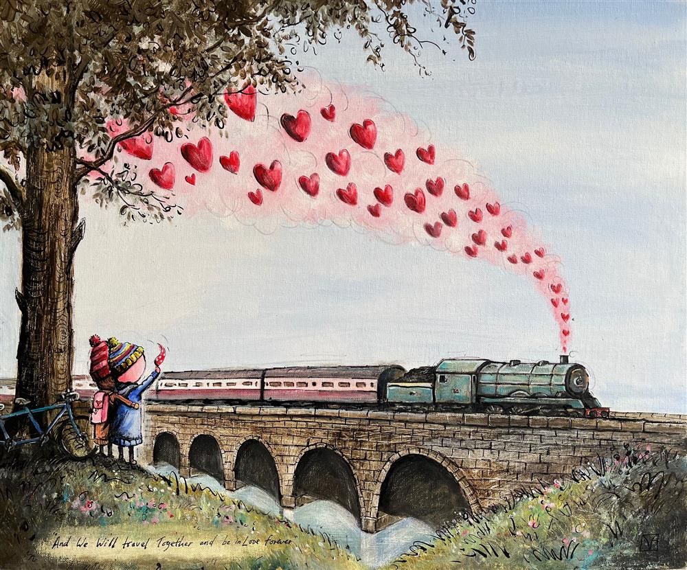 Michael Abrams - 'Be In Love Forever' - Framed Original Art