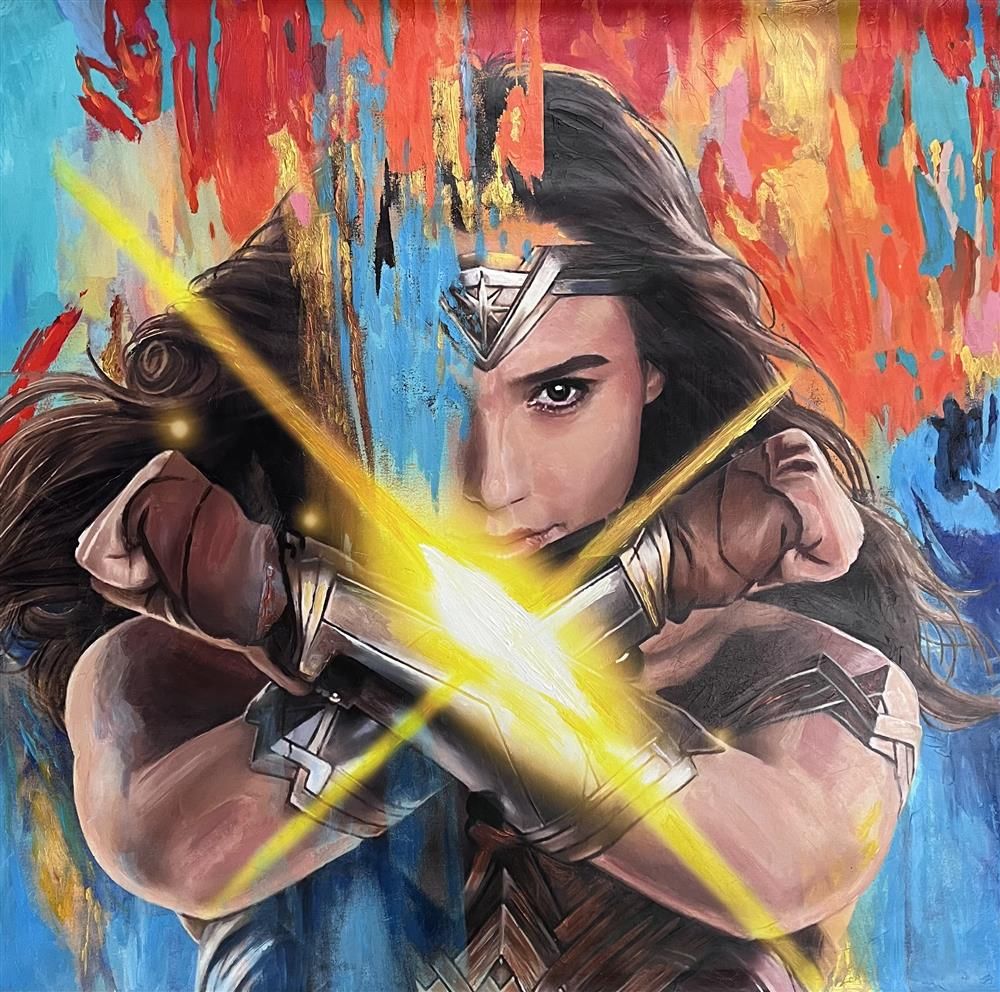 Sannib - 'Unstoppable' - Framed Original Art