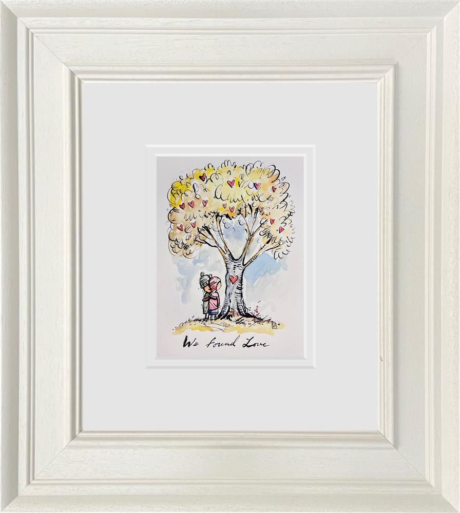 Michael Abrams - 'We Found Love' - Framed Original Art