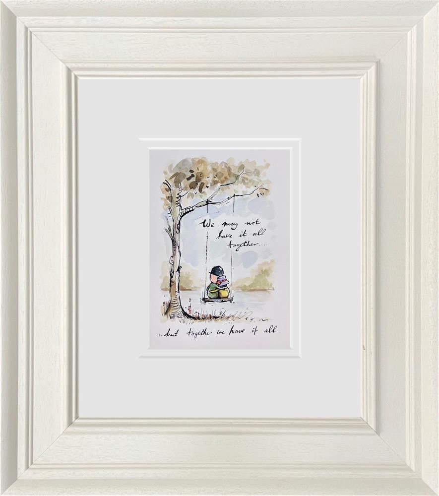 Michael Abrams - 'Together We Have It All' - Framed Original Art