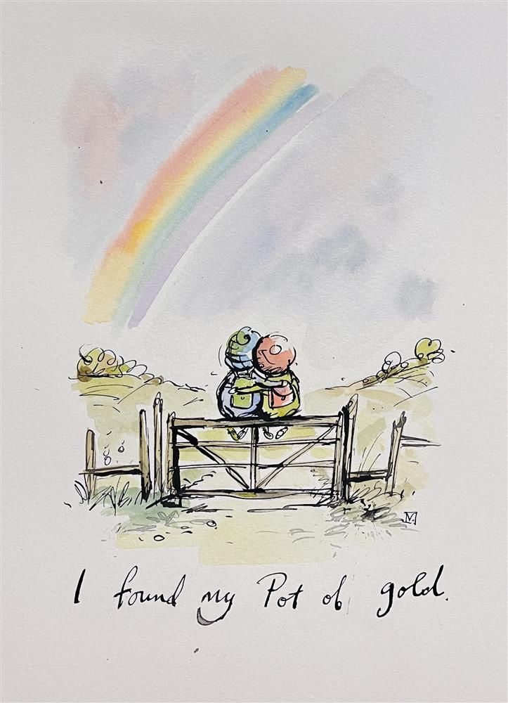 Michael Abrams - 'Pot Of Gold' - Framed Original Art