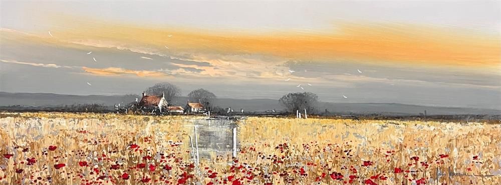 John Horsewell - 'Into The Field' - Framed Original Artwork