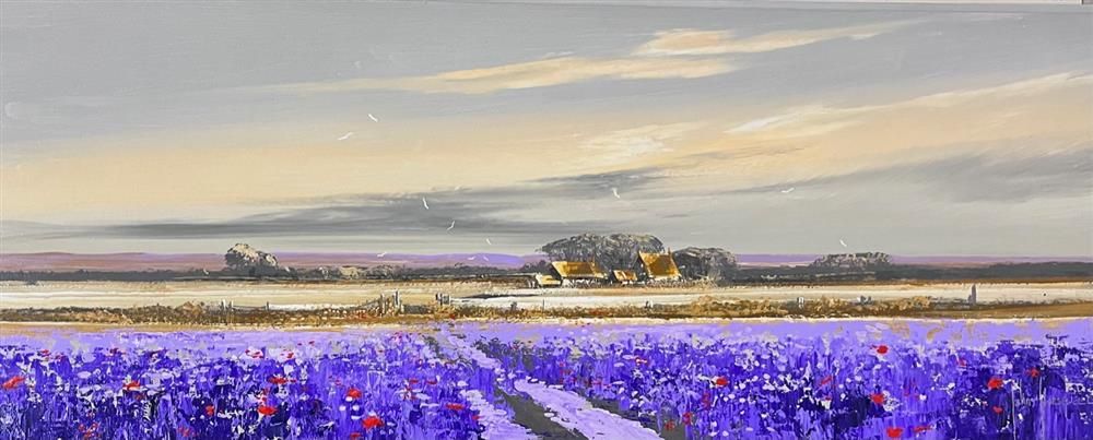 John Horsewell - 'Purple Hills' - Framed Original Artwork