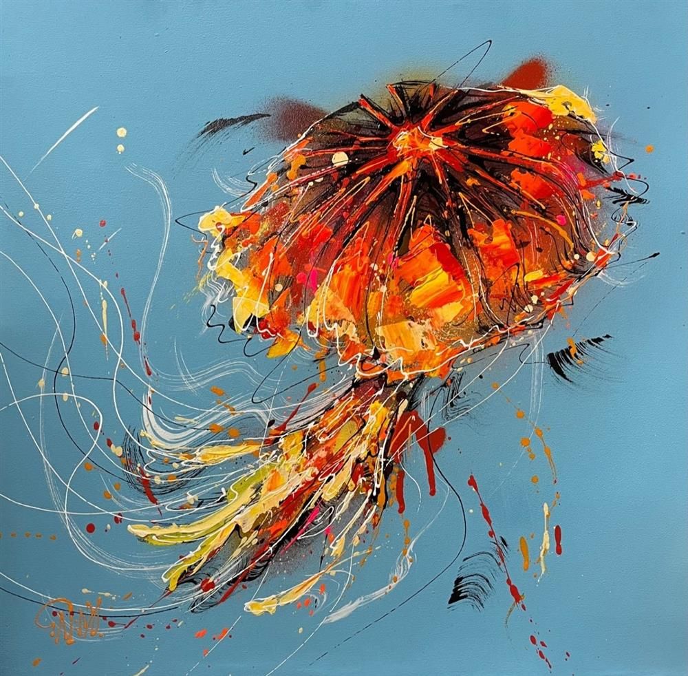 Joe Galindo - 'Motion In The Ocean' - Framed Original Art