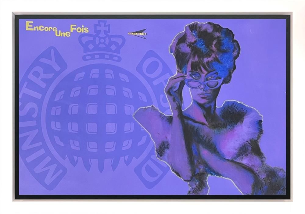 Linda Charles - 'Encore Une Fois' - Framed Original Artwork