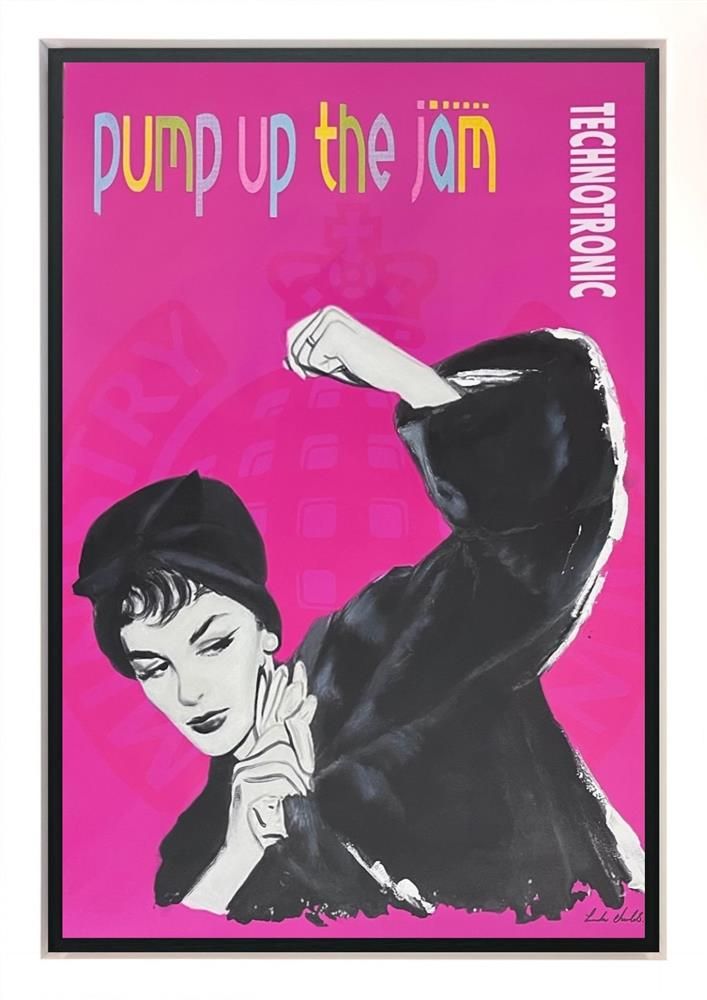 Linda Charles - 'Pump Up The Jam' - Framed Original Artwork