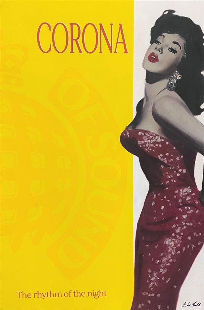 Linda Charles - 'The Rhythm Of The Night' - Framed Original Artwork