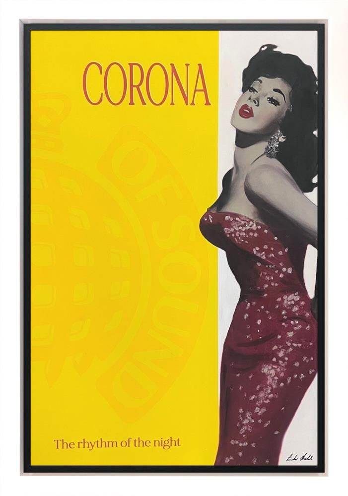 Linda Charles - 'The Rhythm Of The Night' - Framed Original Artwork