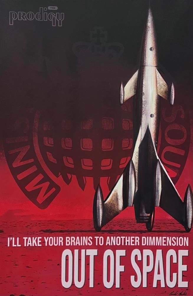 Linda Charles - 'Out Of Space' - Framed Original Artwork