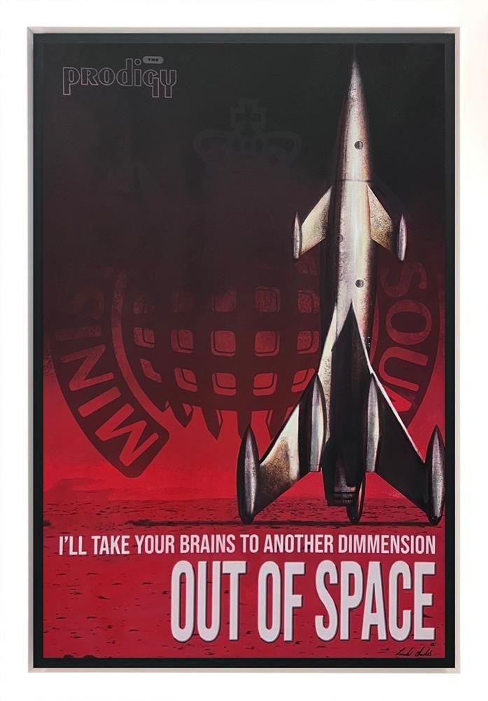 Linda Charles - 'Out Of Space' - Framed Original Artwork