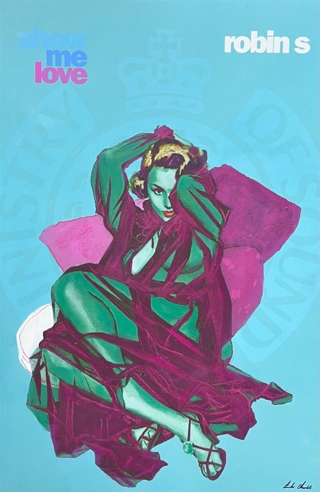 Linda Charles - 'Show Me Love' - Framed Original Artwork