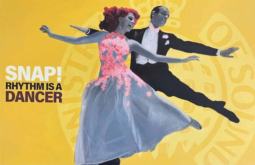 Linda Charles - 'Snap! Rhythm Is A Dancer' - Framed Original Artwork