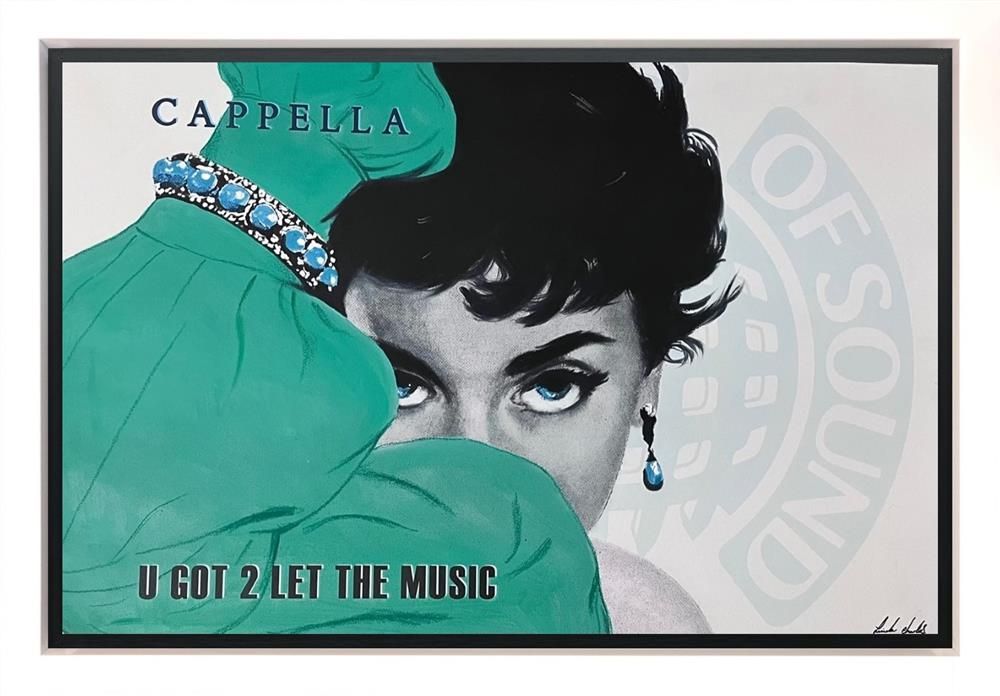 Linda Charles - 'U Got 2 Let Ther Music' - Framed Original Artwork
