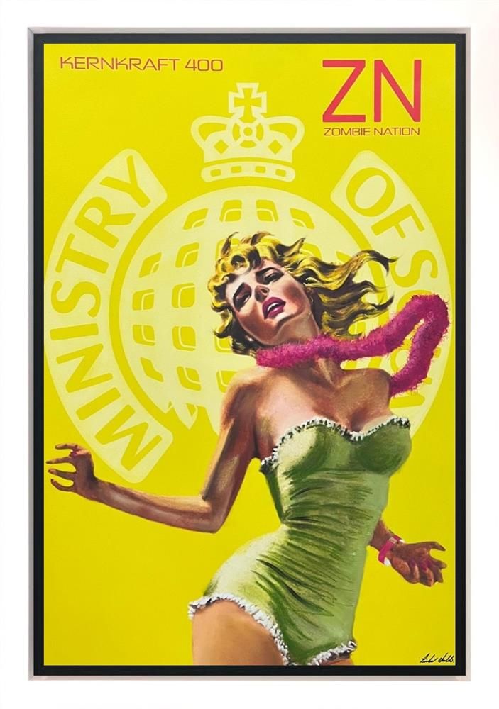 Linda Charles - 'Zombie Nation' - Framed Original Artwork