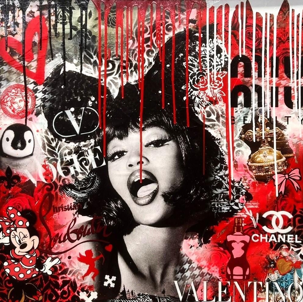 Hue Folk - 'Love Song' - Framed Original Art