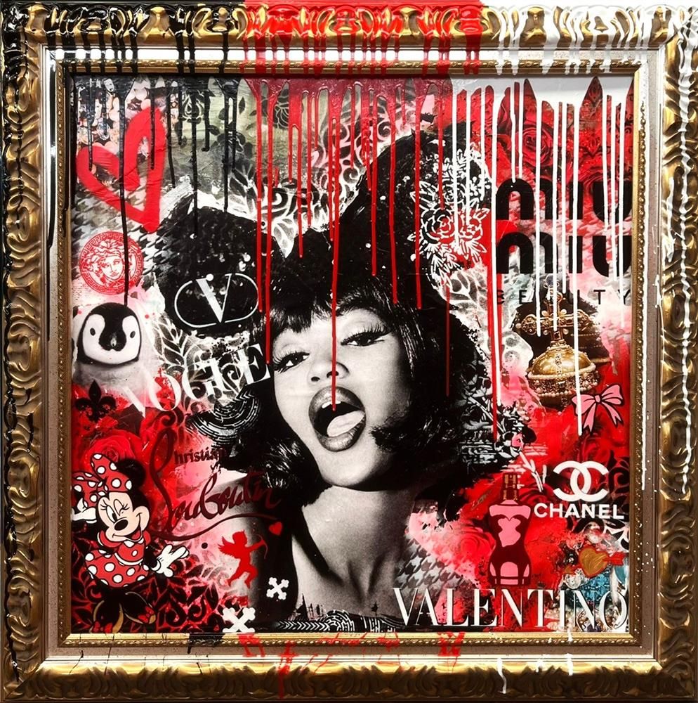 Hue Folk - 'Love Song' - Framed Original Art