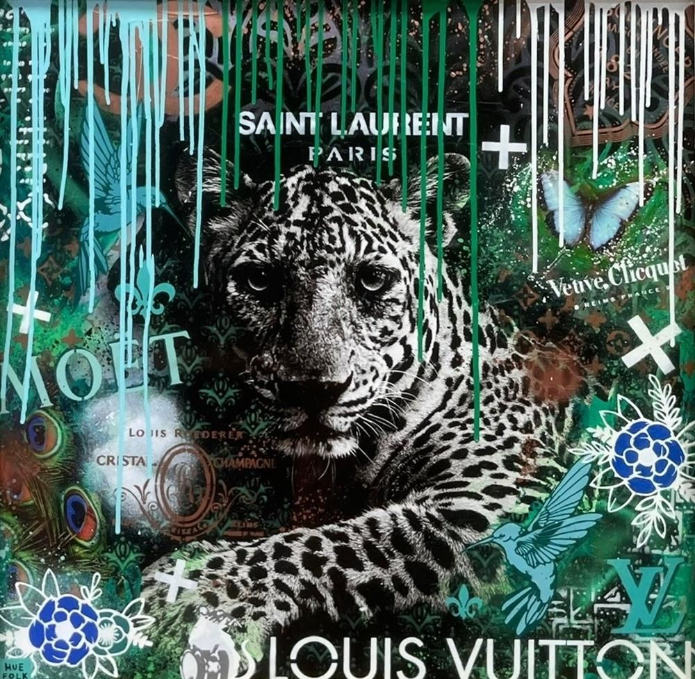 Hue Folk - 'Elegance Within' - Framed Original Art