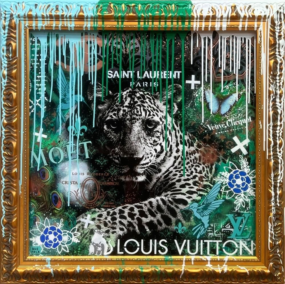 Hue Folk - 'Elegance Within' - Framed Original Art