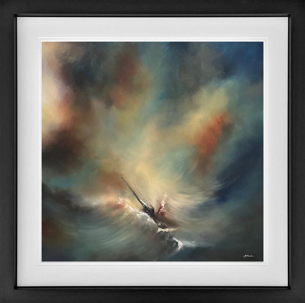 Alison Johnson - 'Through Trouble Waters' - Framed Original Artwork