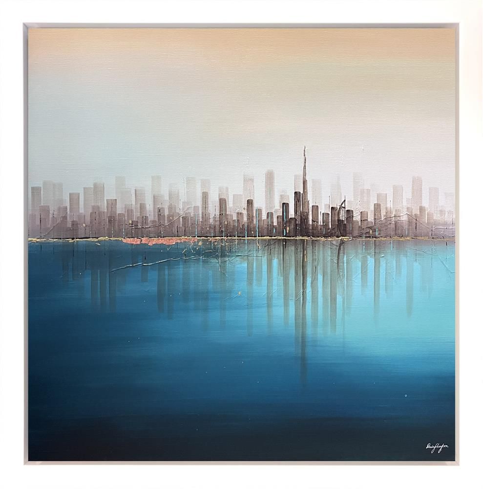 Daisy Clayton -  'Dubai Heights' - Framed Original Artwork