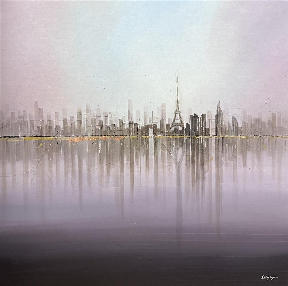 Daisy Clayton -  'Paris Hues' - Framed Original Artwork