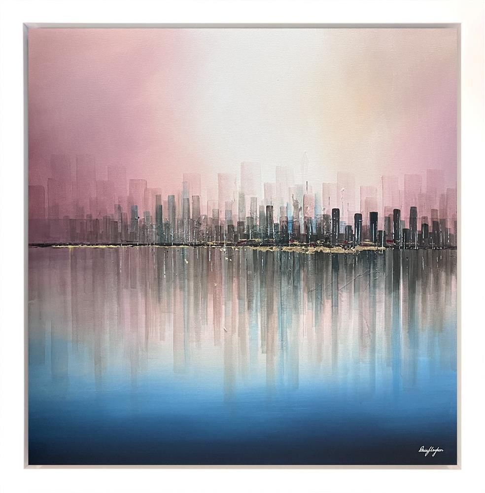 Daisy Clayton -  'Manhattan Reflections' - Framed Original Artwork