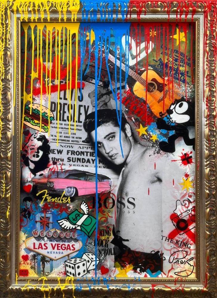 Hue Folk - 'King Of Rock n Roll' - Framed Original Art