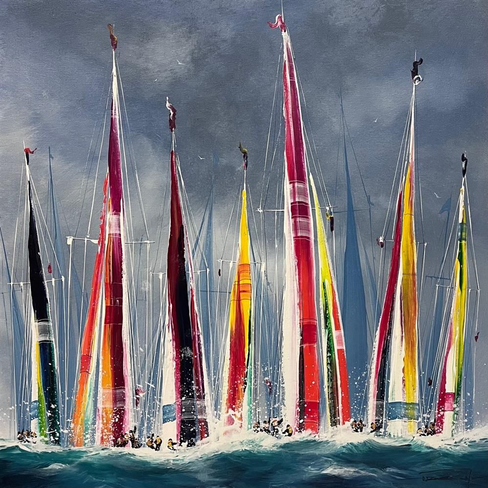 Dale Bowen - 'Sails Away' - Framed Original Art
