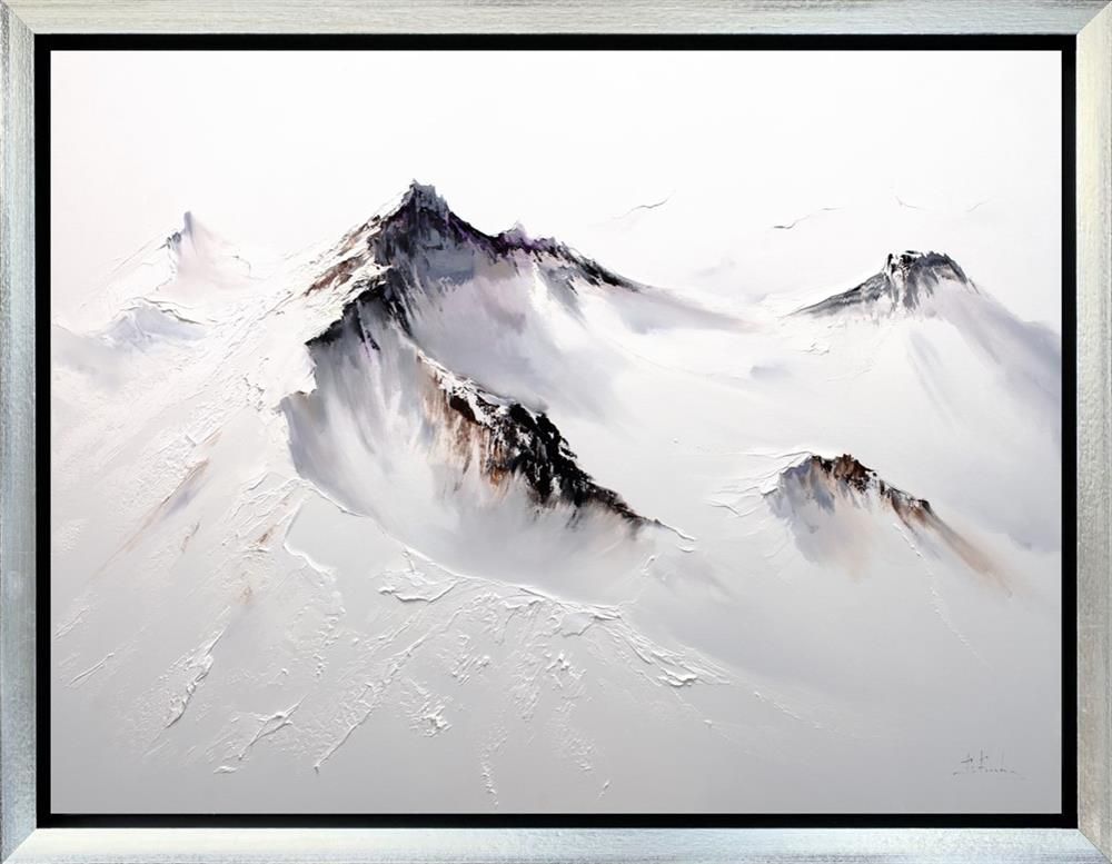 Bozhena Fuchs- 'Mountain Bliss' - Framed Original Artwork