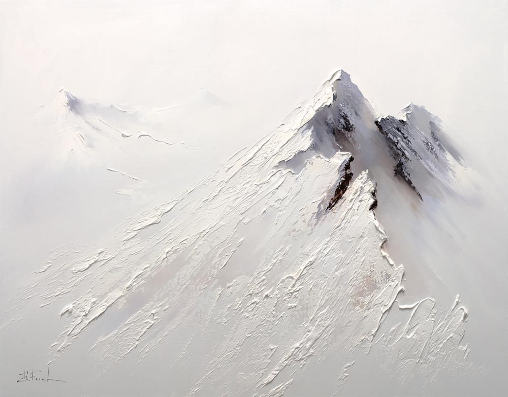 Bozhena Fuchs- 'Mountain Majesty' - Framed Original Artwork