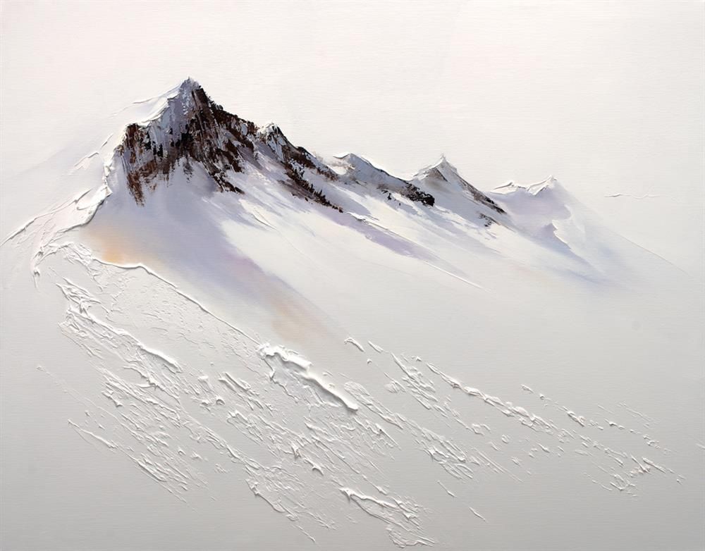 Bozhena Fuchs- 'Mountain Splendour' - Framed Original Artwork