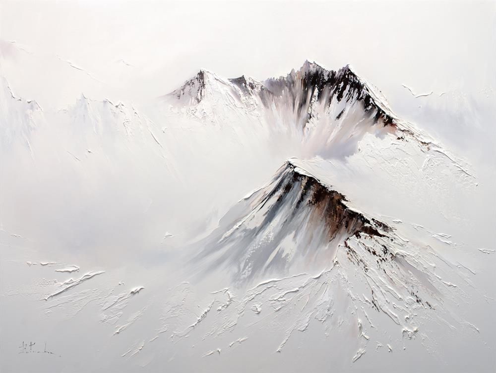 Bozhena Fuchs- 'Winter Wonderland' - Framed Original Artwork