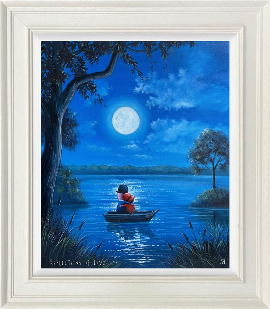 Michael Abrams - 'Reflections Of Love' - Framed Original Art