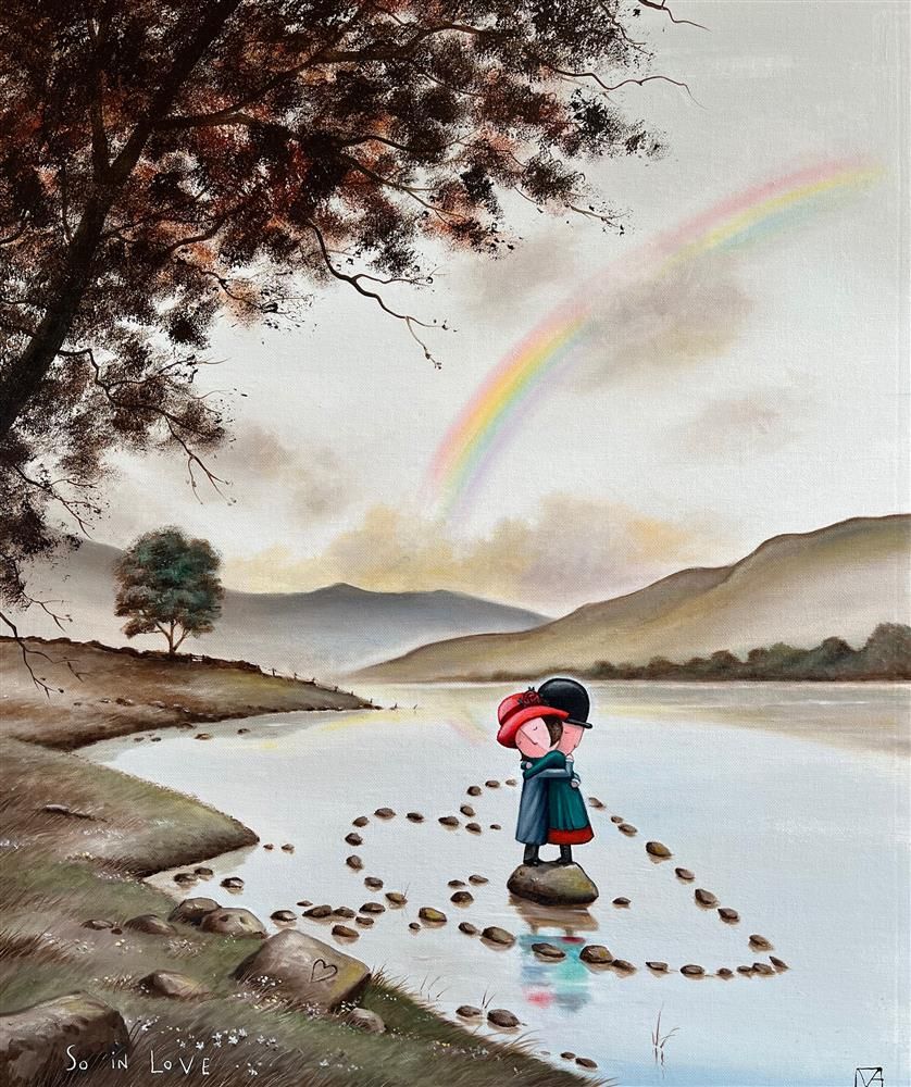 Michael Abrams - 'So In Love' - Framed Original Art