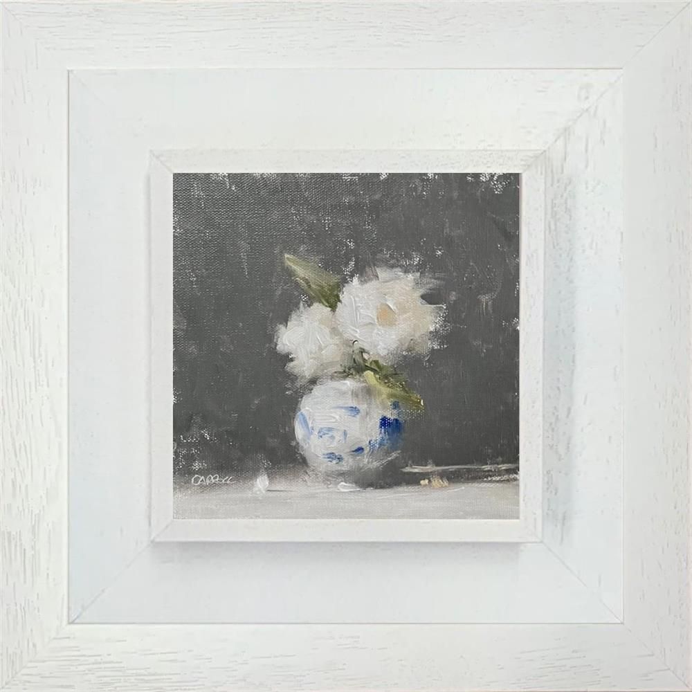 Neil Carroll - 'Rose Vase' - Framed Original Painting