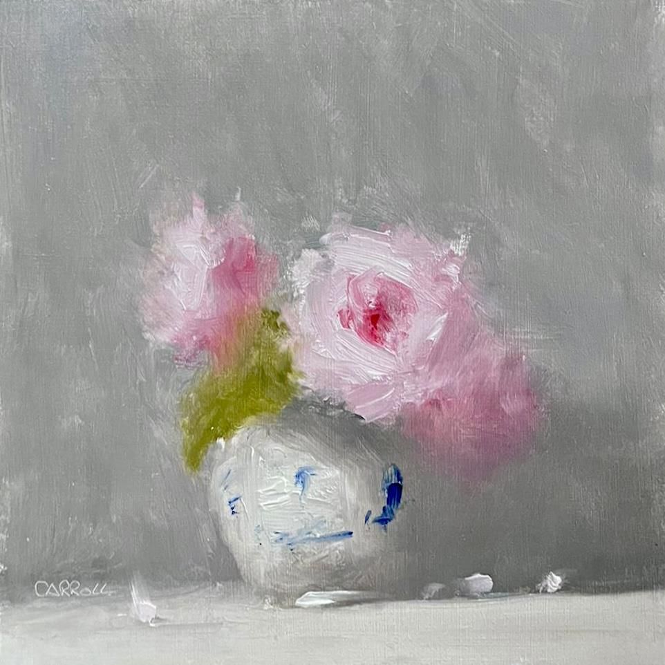 Neil Carroll -  'Pinks' - Framed Original Painting