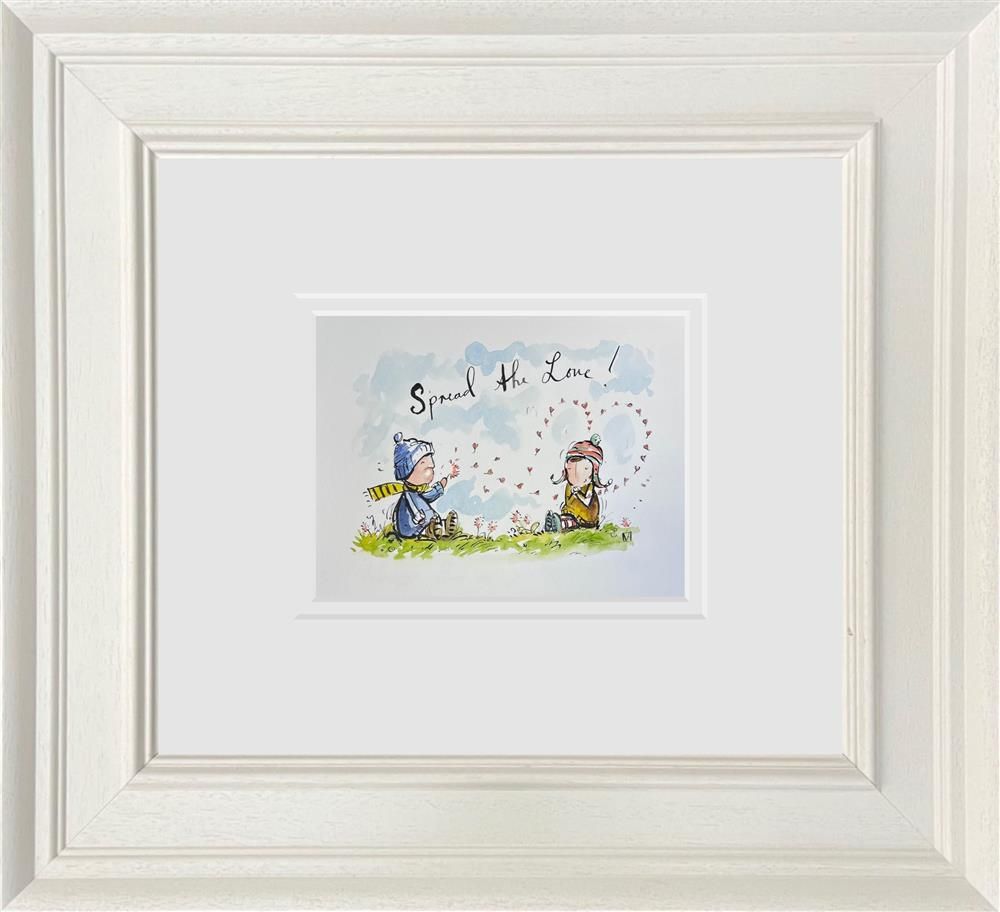 Michael Abrams - 'Spread The Love!' - Framed Original Art