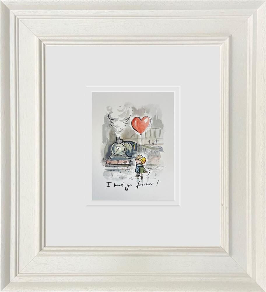 Michael Abrams - 'I Want You Forever' - Framed Original Art