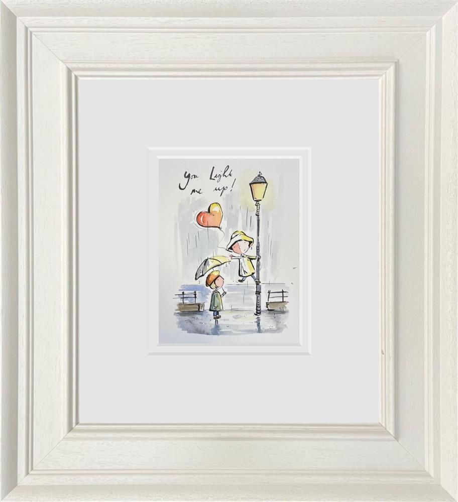 Michael Abrams - 'You Light Me Up' - Framed Original Art
