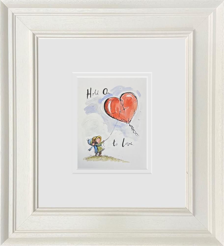 Michael Abrams - 'Hold On To Love' - Framed Original Art