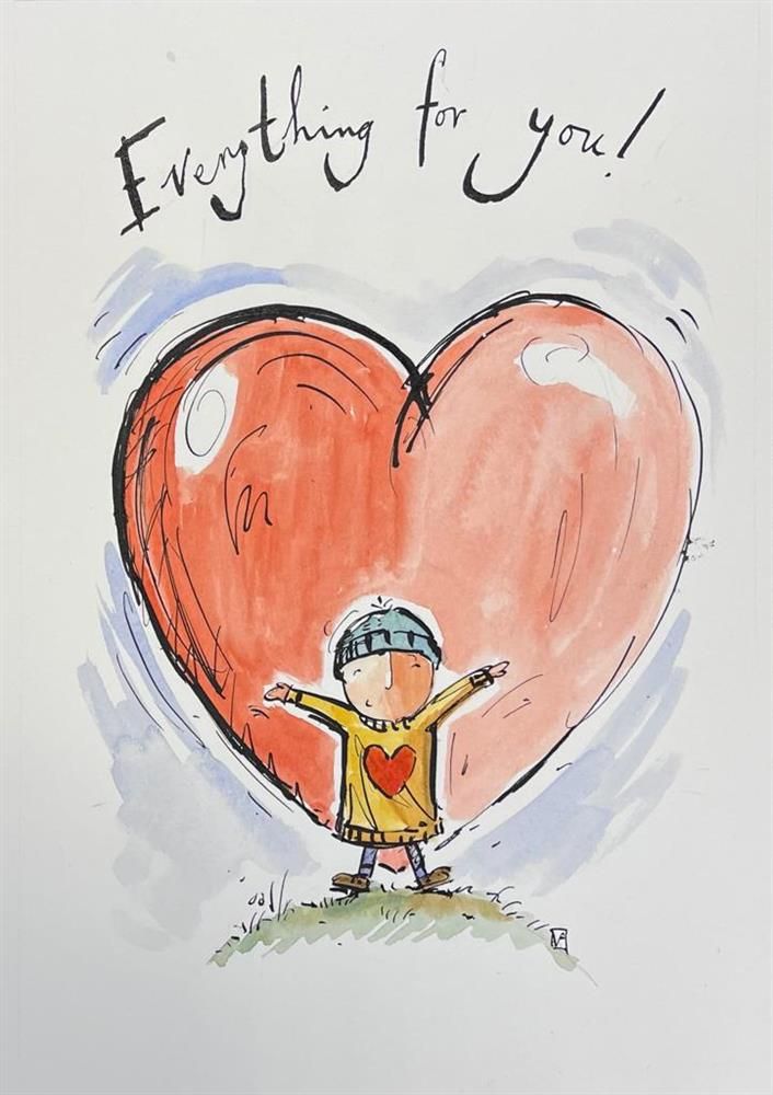 Michael Abrams - 'Everything For You' - Framed Original Art